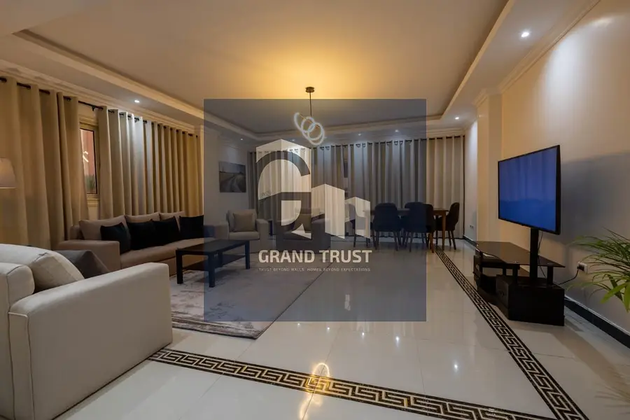 Furnished hotel apartment for rent in Fifth Settlement, in front of the American University