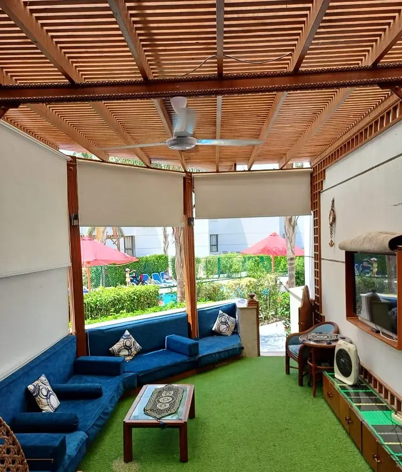 Ground floor chalet with one bedroom and a hall in Port Said