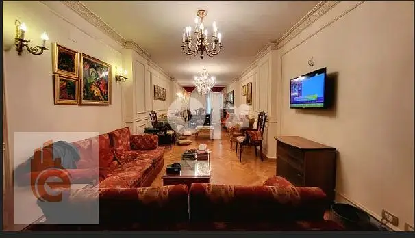 Furnished, air-conditioned apartment for rent in Mostafa Kamel