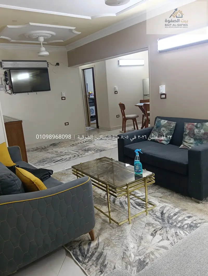 Furnished apartment for rent in New Maadi, first occupancy