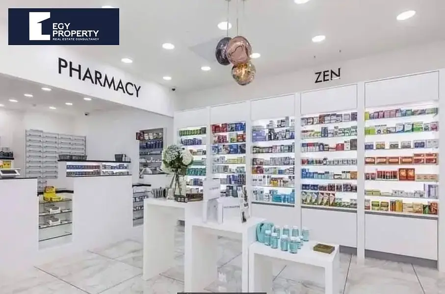 Distinct pharmacy for rent in Go Heliopolis, 78 meters