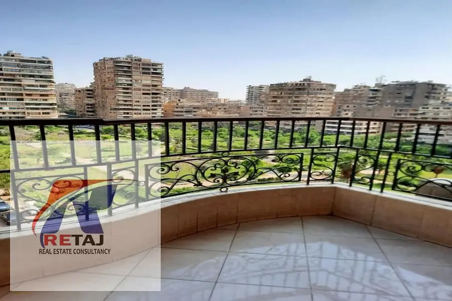 Furnished apartment for rent with garden view in Nasr City